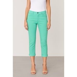 Anthropologie Pilcro and the Letterpress The Stet Cropped Pants - Seafoam